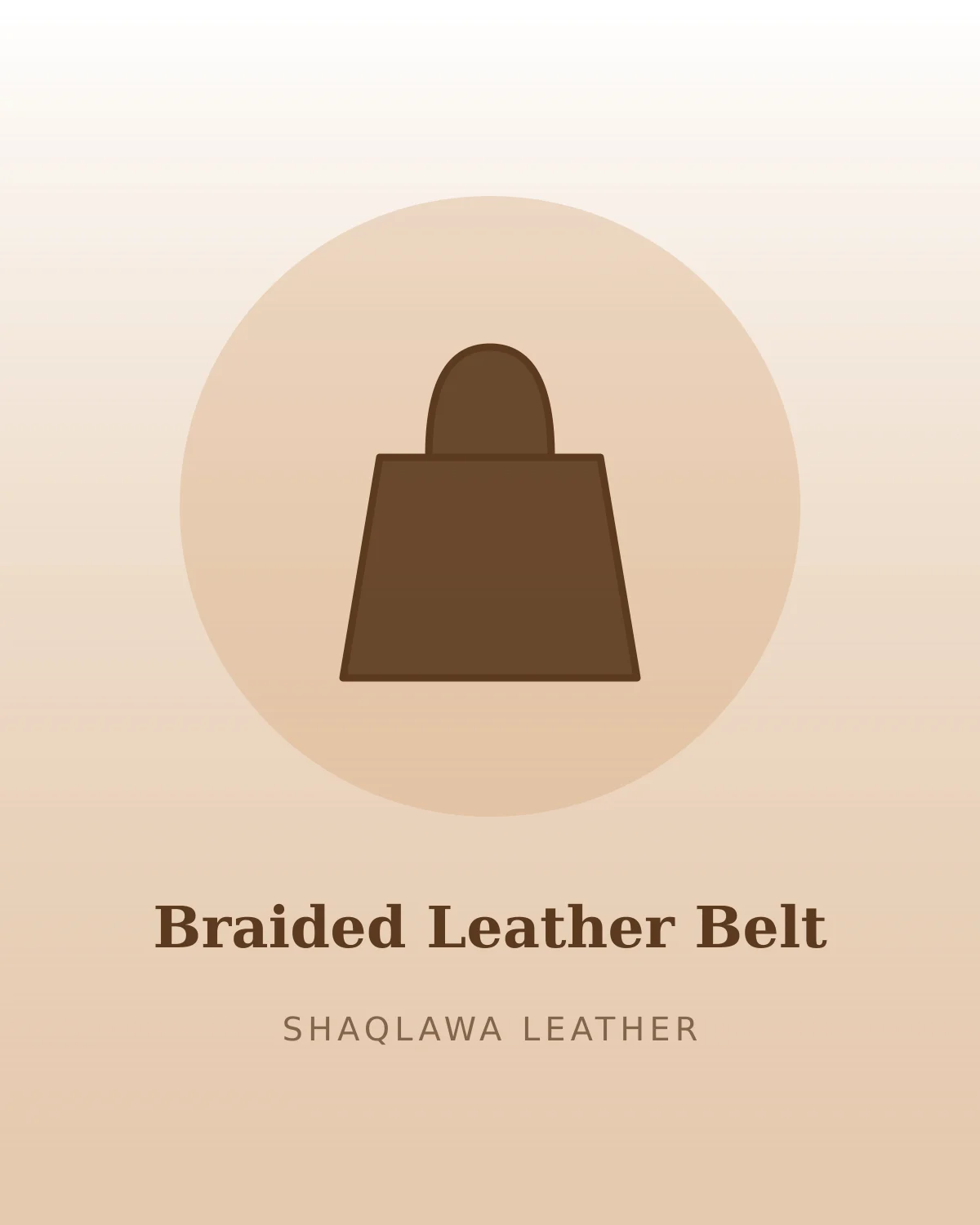 Braided Leather Belt