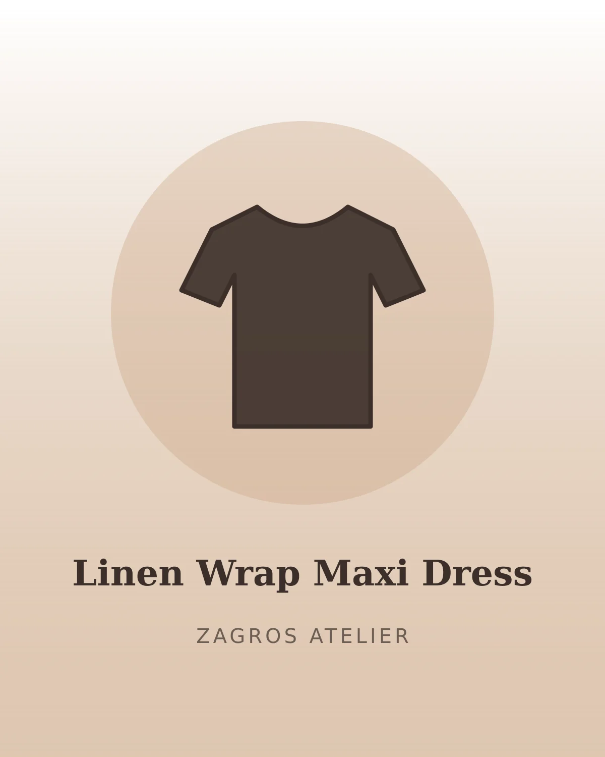 Linen Wrap Maxi Dress