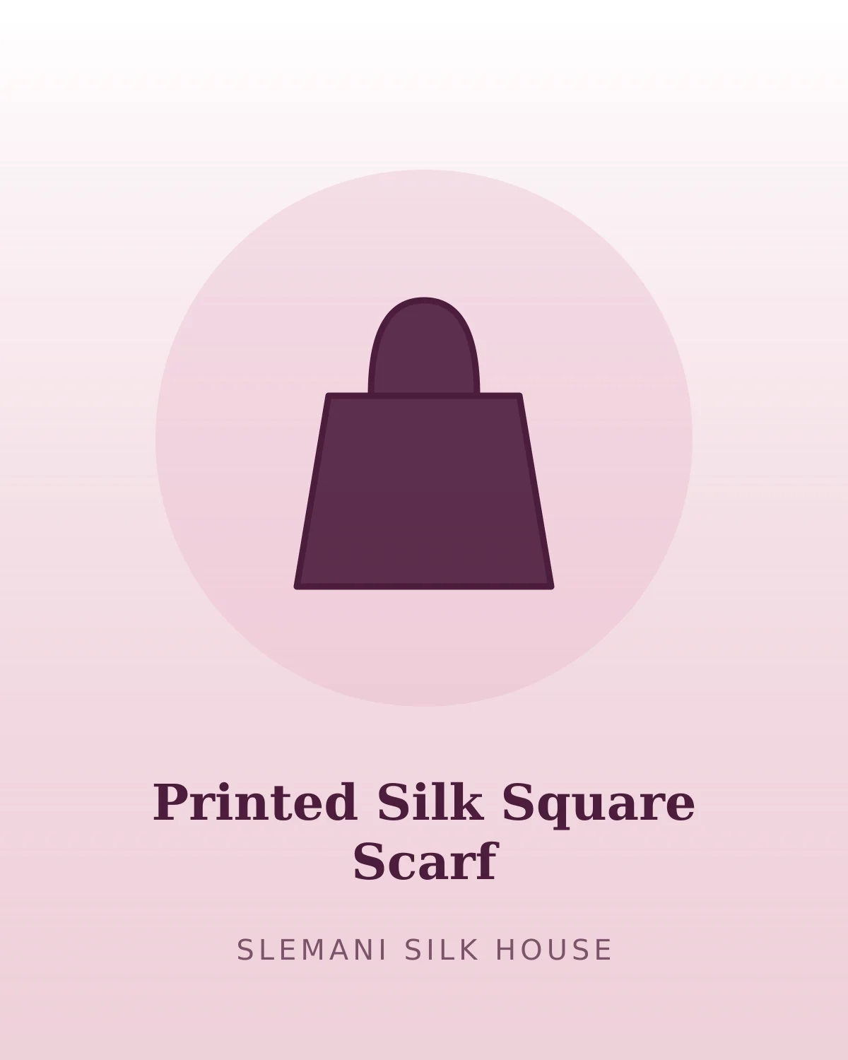Printed Silk Square Scarf